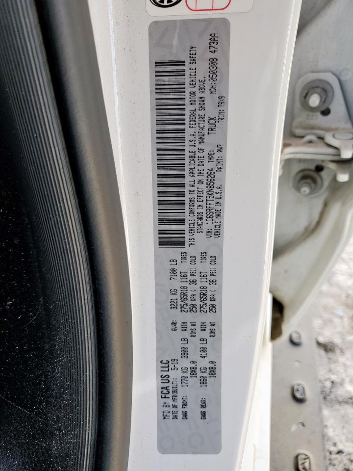 2019 Ram 1500 Big Horn/Lone Star VIN: 1C6SRFFT5KN856264 Lot: 65089125
