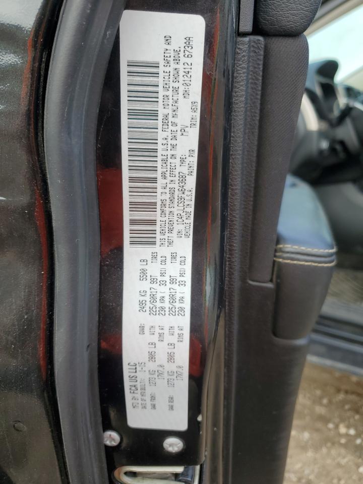 2015 Jeep Cherokee Latitude VIN: 1C4PJLCS9FW643687 Lot: 66449525