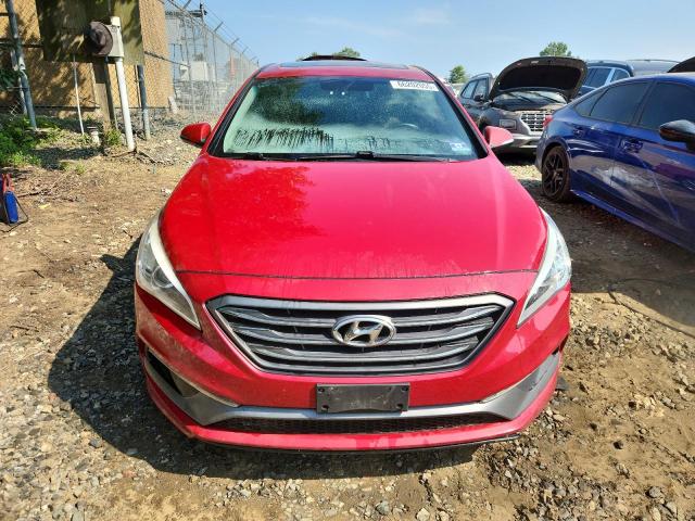  HYUNDAI SONATA 2017 Czerwony