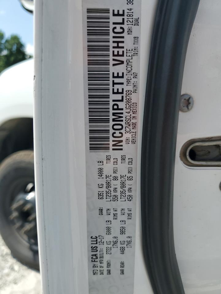 2018 Ram 3500 VIN: 3C7WRSCL4JG208769 Lot: 64198085
