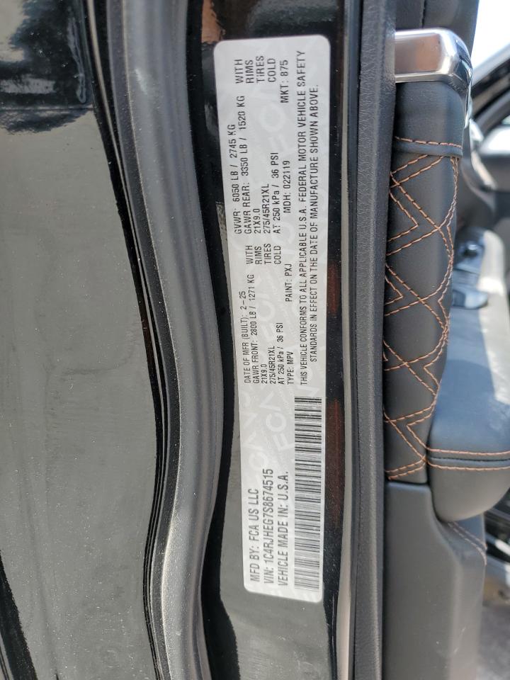 2025 Jeep Grand Cherokee Summit VIN: 1C4RJHEG7S8674515 Lot: 65470325