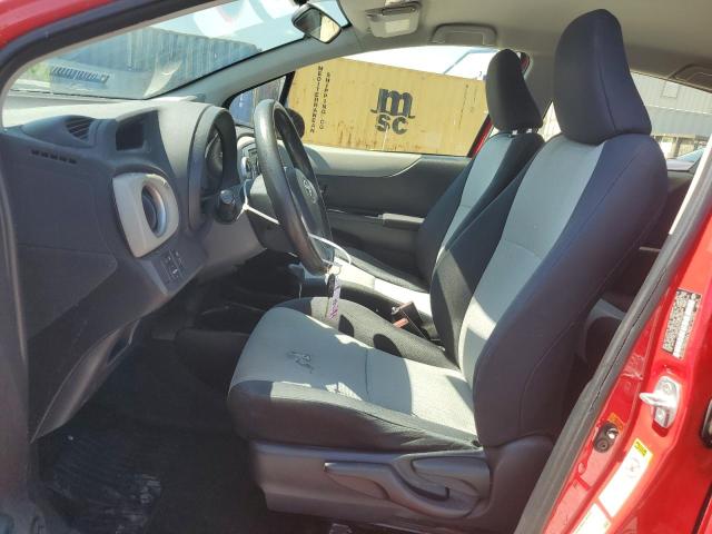  TOYOTA YARIS 2014 Czerwony