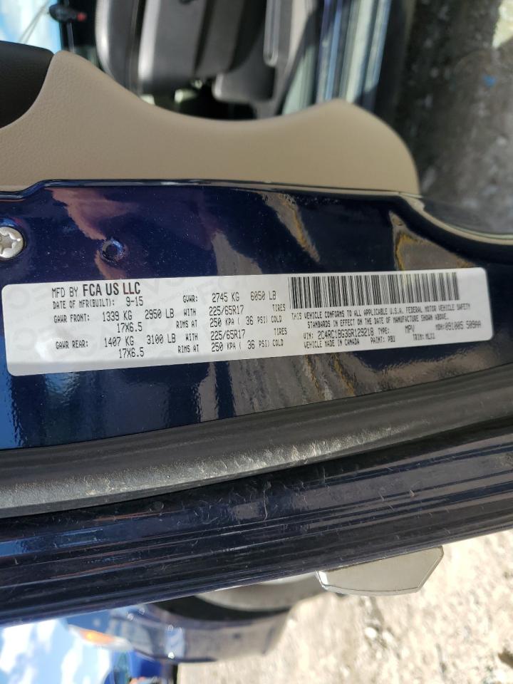 2016 Chrysler Town & Country Touring VIN: 2C4RC1BG3GR129218 Lot: 65221195