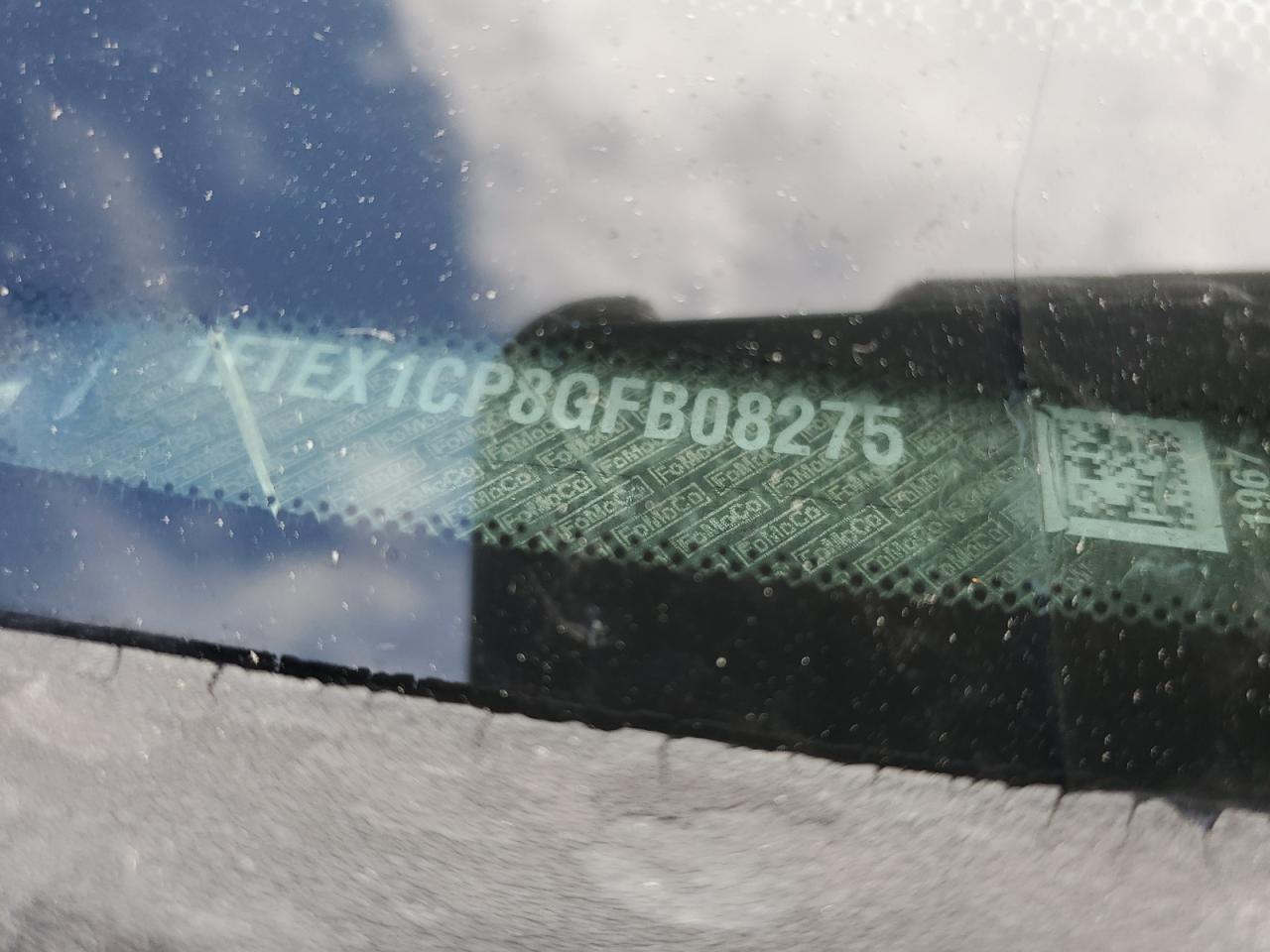 2016 Ford F150 Super Cab VIN: 1FTEX1CP8GFB08275 Lot: 64802845