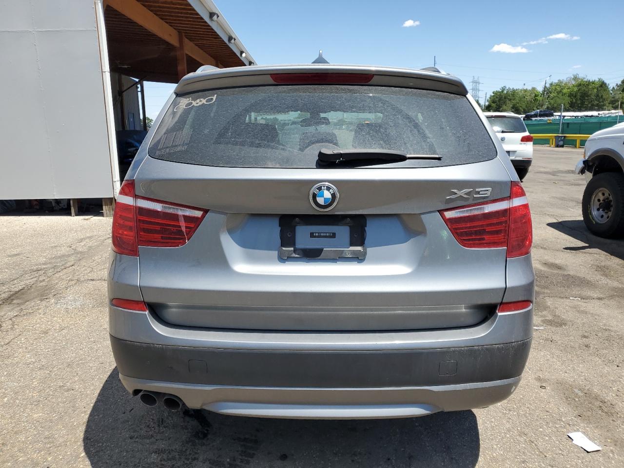 2012 BMW X3 xDrive28I VIN: 5UXWX5C5XCL719784 Lot: 63298535