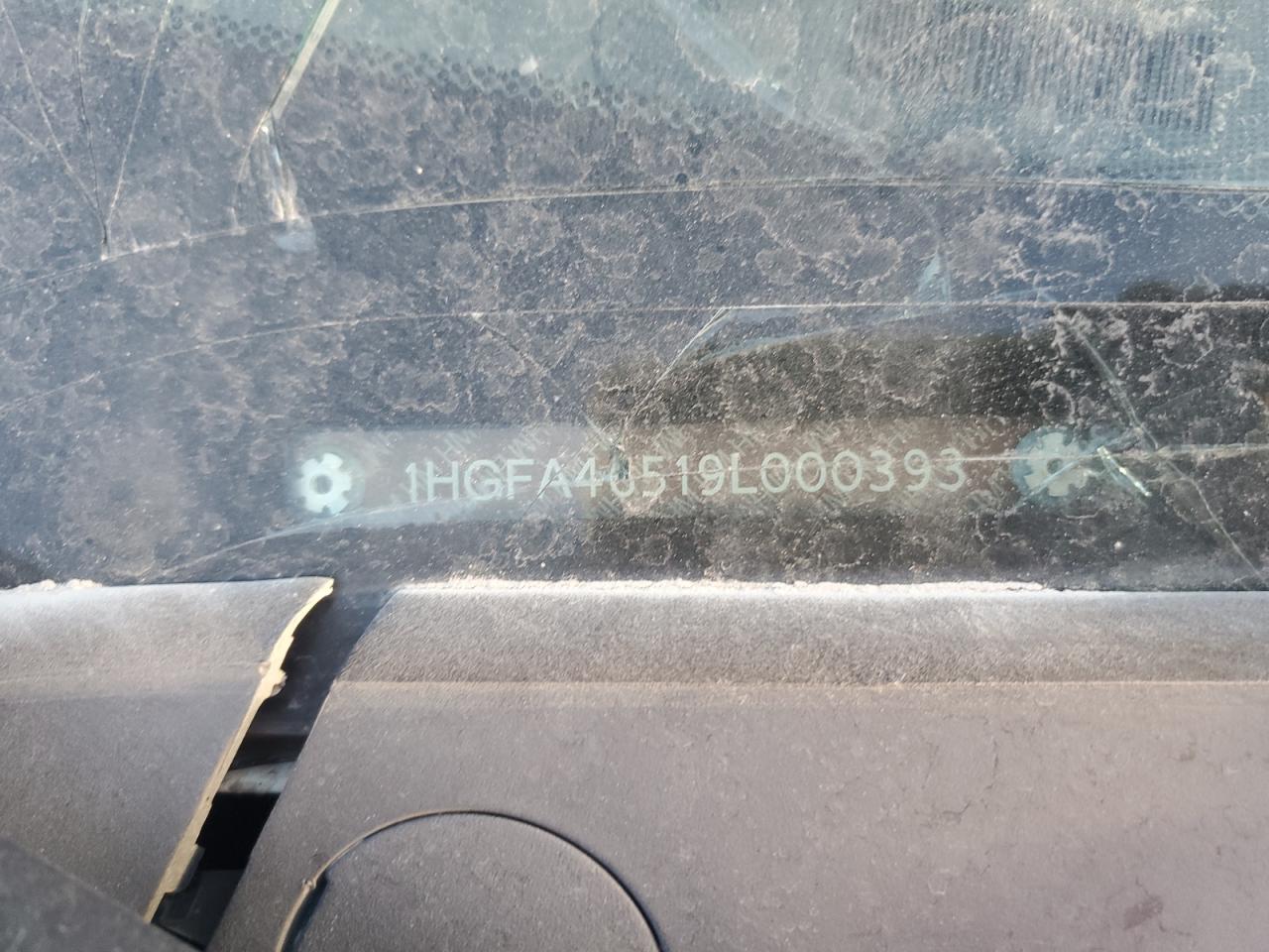 2009 Honda Civic Gx VIN: 1HGFA46519L000393 Lot: 66169755