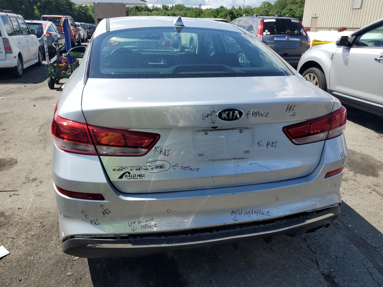 2019 Kia Optima Lx VIN: 5XXGT4L36KG368641 Lot: 64211755