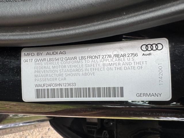 2017 AUDI A6 PREMIUM PLUS  