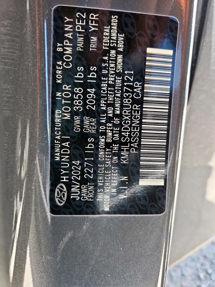 2024 Hyundai Elantra Sel VIN: KMHLS4DGXRU837121 Lot: 65675355