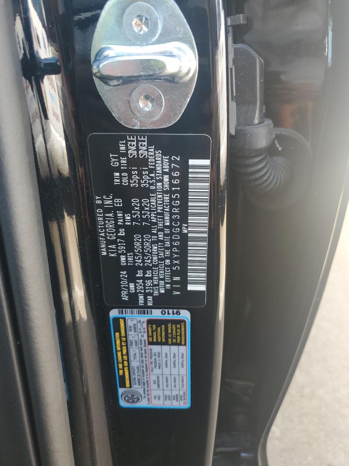 2024 Kia Telluride S VIN: 5XYP6DGC3RG516672 Lot: 66497835