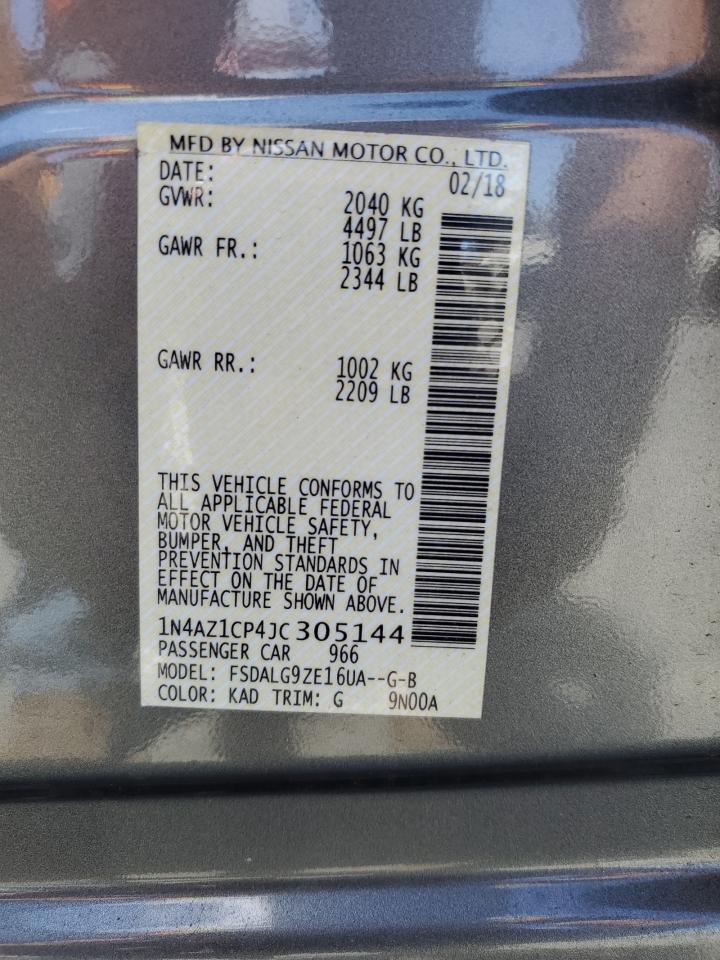 1n4az1cp4jc305144 1N4AZ1CP4JC305144 2018 Nissan Leaf S
