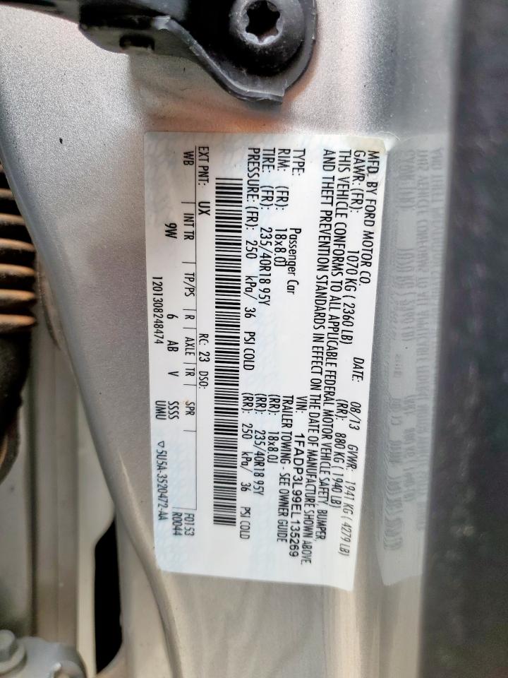 2014 Ford Focus St VIN: 1FADP3L99EL135269 Lot: 61696465