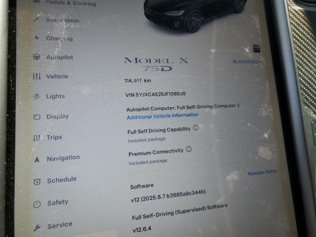 2018 TESLA MODEL X   