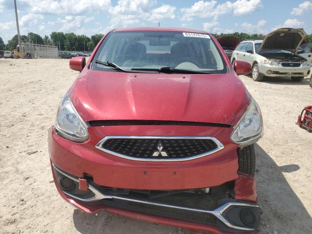 Hatchbacks MITSUBISHI MIRAGE 2017 Czerwony