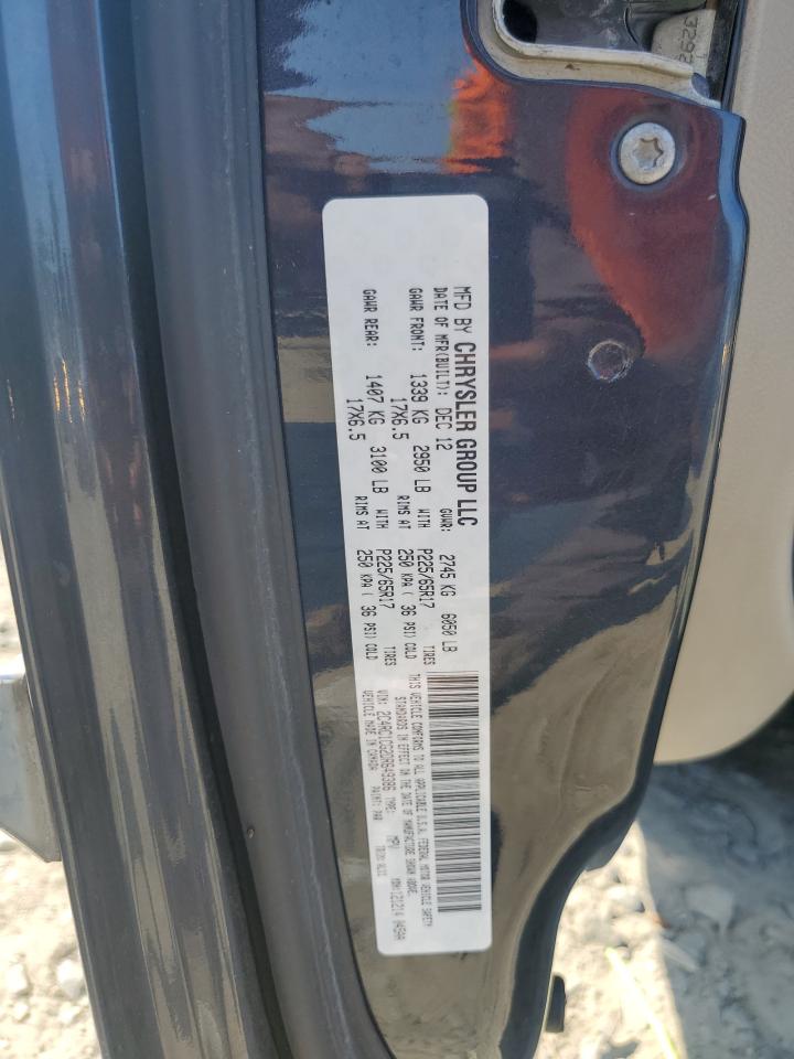 2013 Chrysler Town & Country Touring L VIN: 2C4RC1CG2DR649386 Lot: 65644925