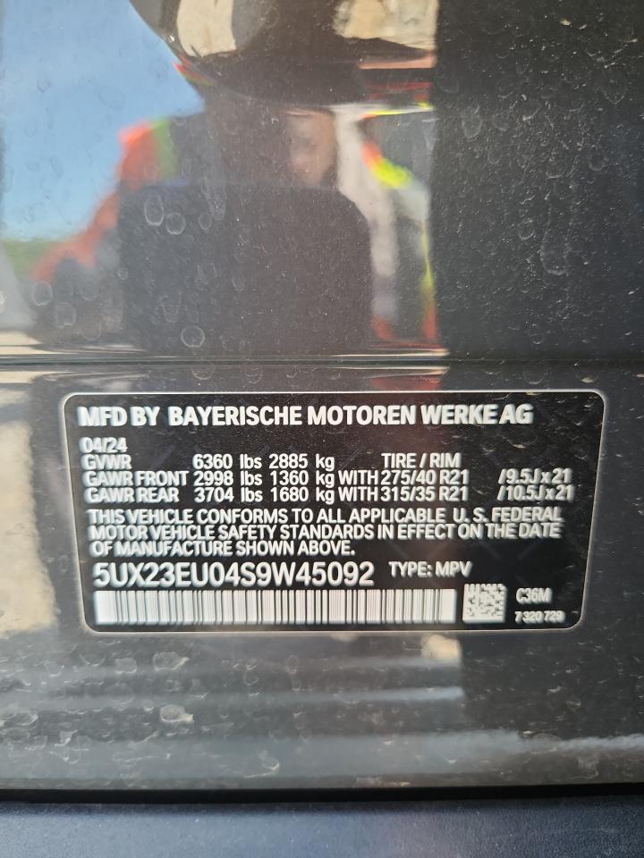 2025 BMW X5 xDrive40I VIN: 5UX23EU04S9W45092 Lot: 64571045