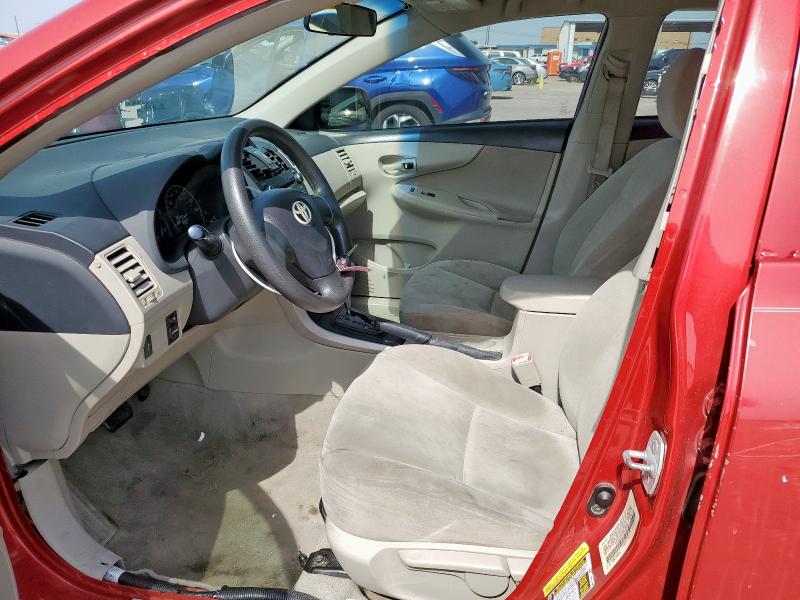 Sedans TOYOTA COROLLA 2012 Czerwony