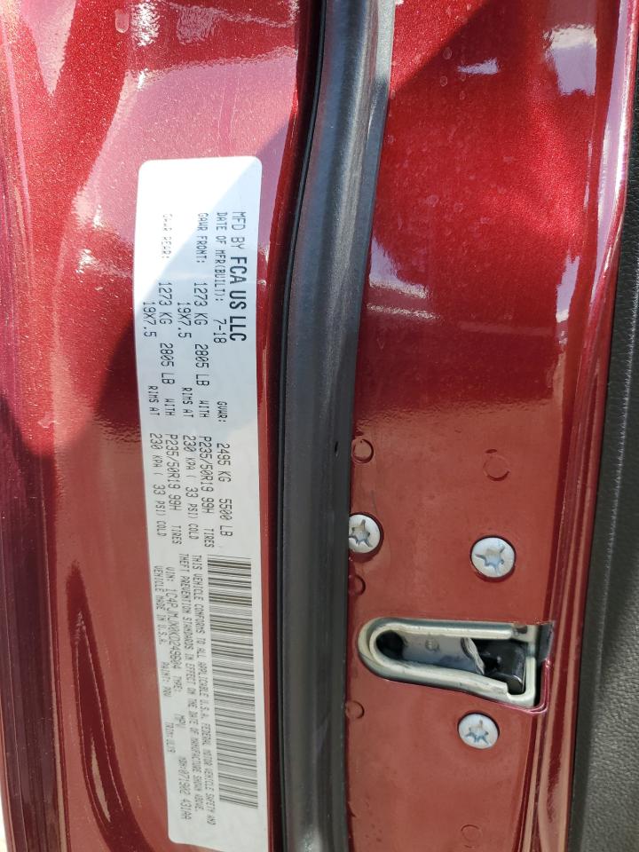 2019 Jeep Cherokee Overland VIN: 1C4PJMJX0KD249604 Lot: 66369745