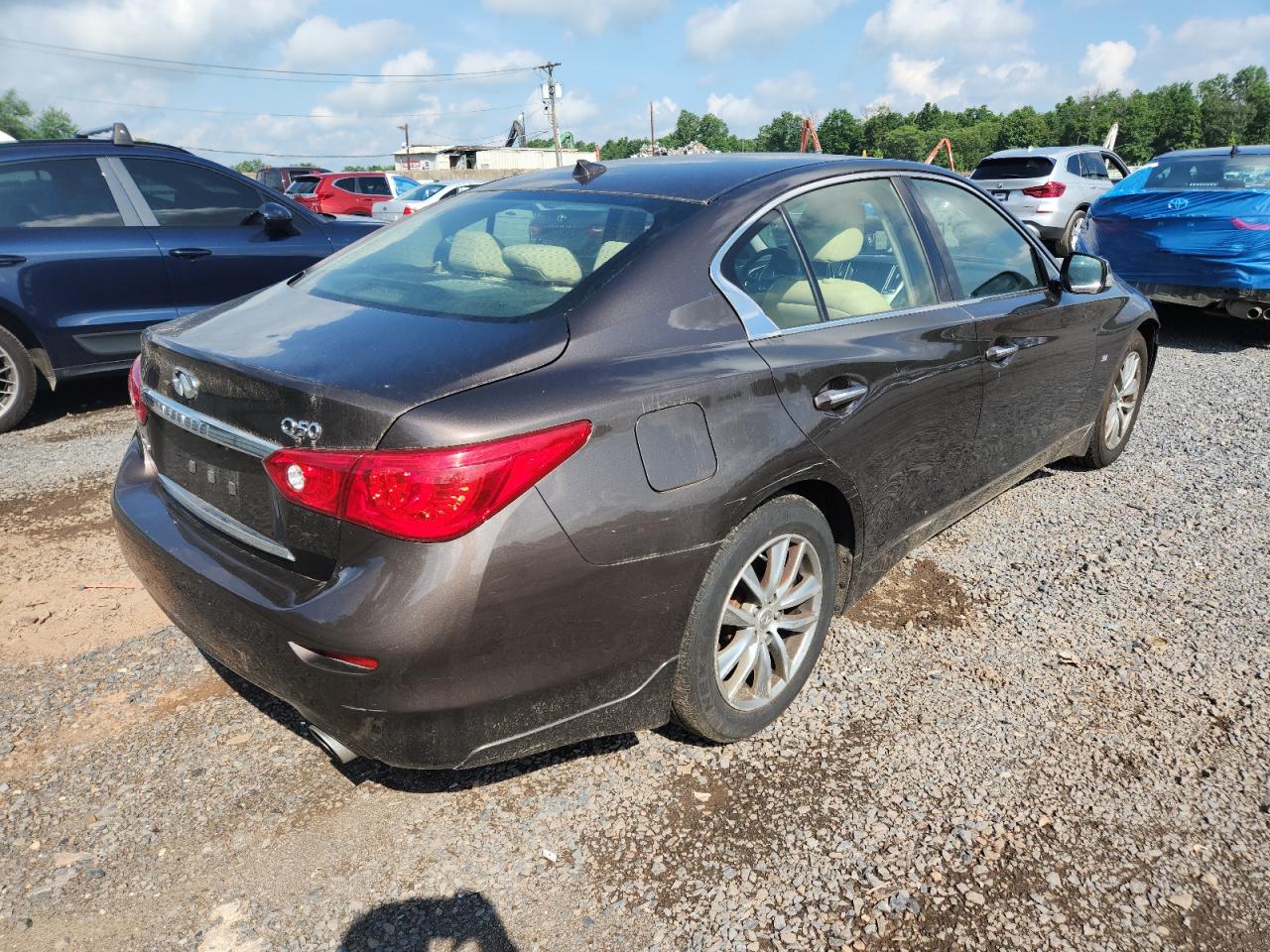 2015 Infiniti Q50 Base VIN: JN1BV7AR9FM404631 Lot: 65127315