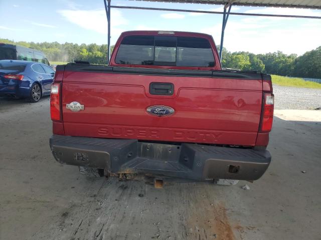 FORD F250 2016 Czerwony