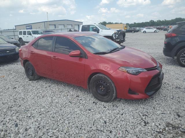  TOYOTA COROLLA 2017 Красный