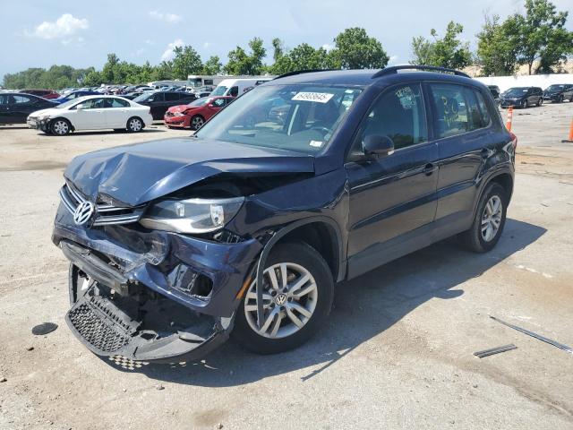  VOLKSWAGEN TIGUAN 2016 Синий