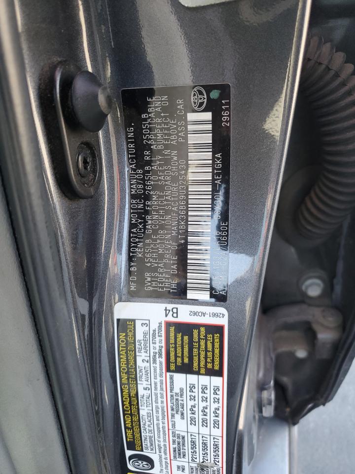 2009 Toyota Avalon Xl VIN: 4T1BK36B69U325430 Lot: 64147915