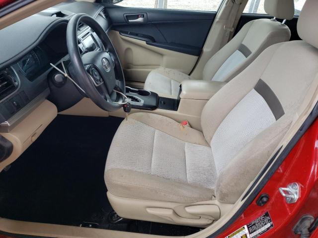  TOYOTA CAMRY 2012 Czerwony