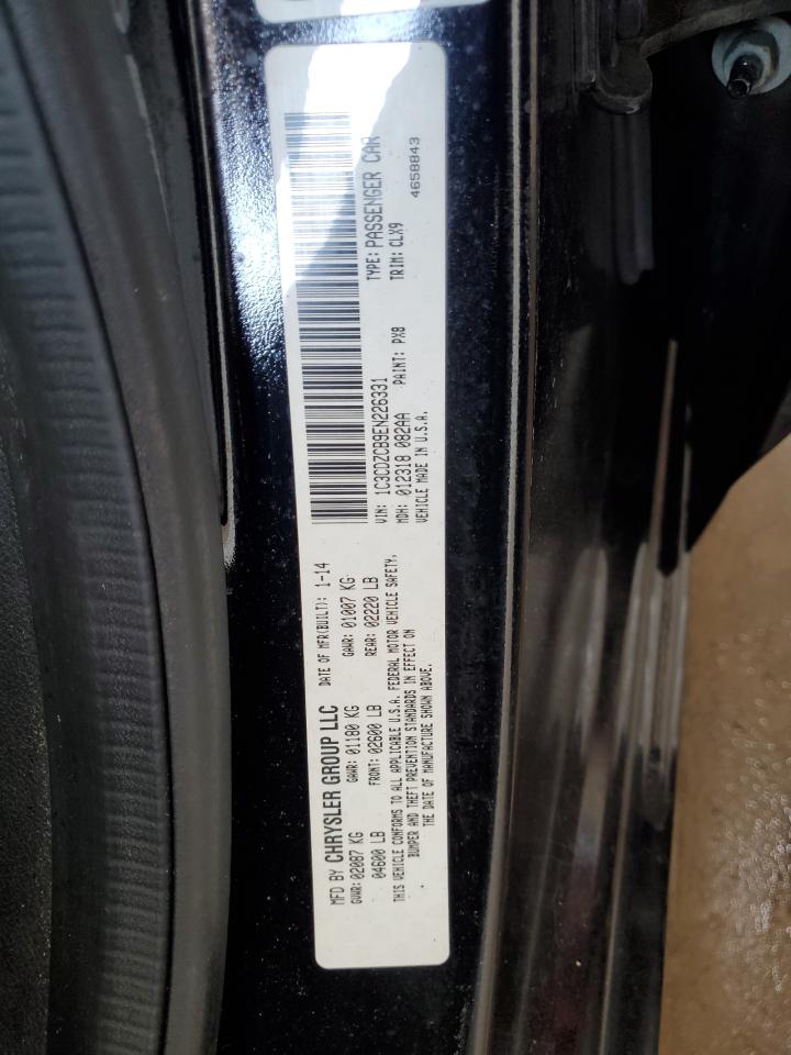 2014 Dodge Avenger Sxt VIN: 1C3CDZCB9EN226331 Lot: 62693305