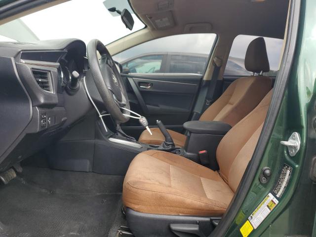  TOYOTA COROLLA 2016 Green