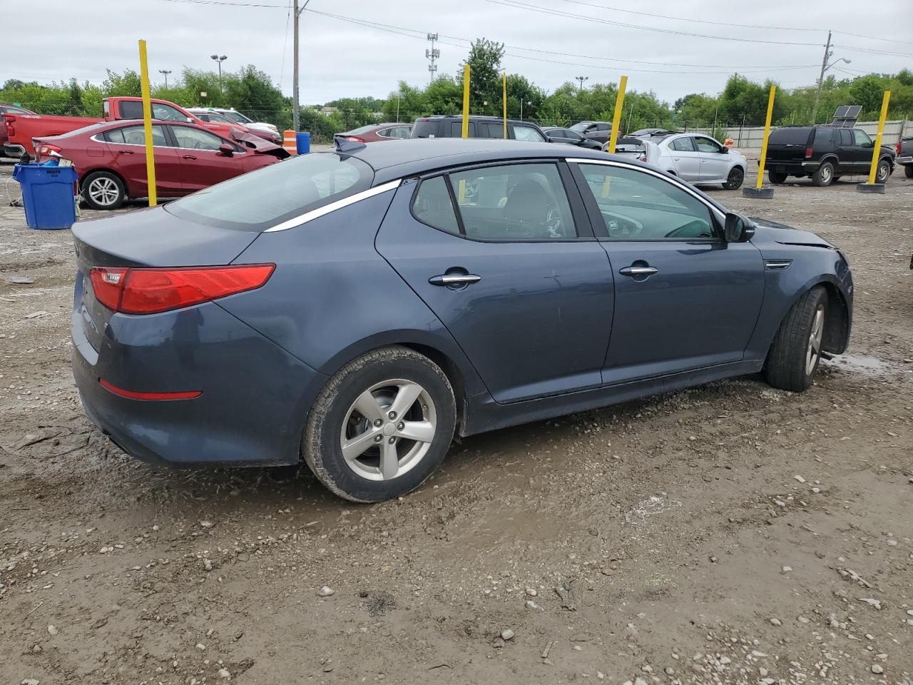 2015 Kia Optima Lx blue null gas KNAGM4A73F5568161 photo #4