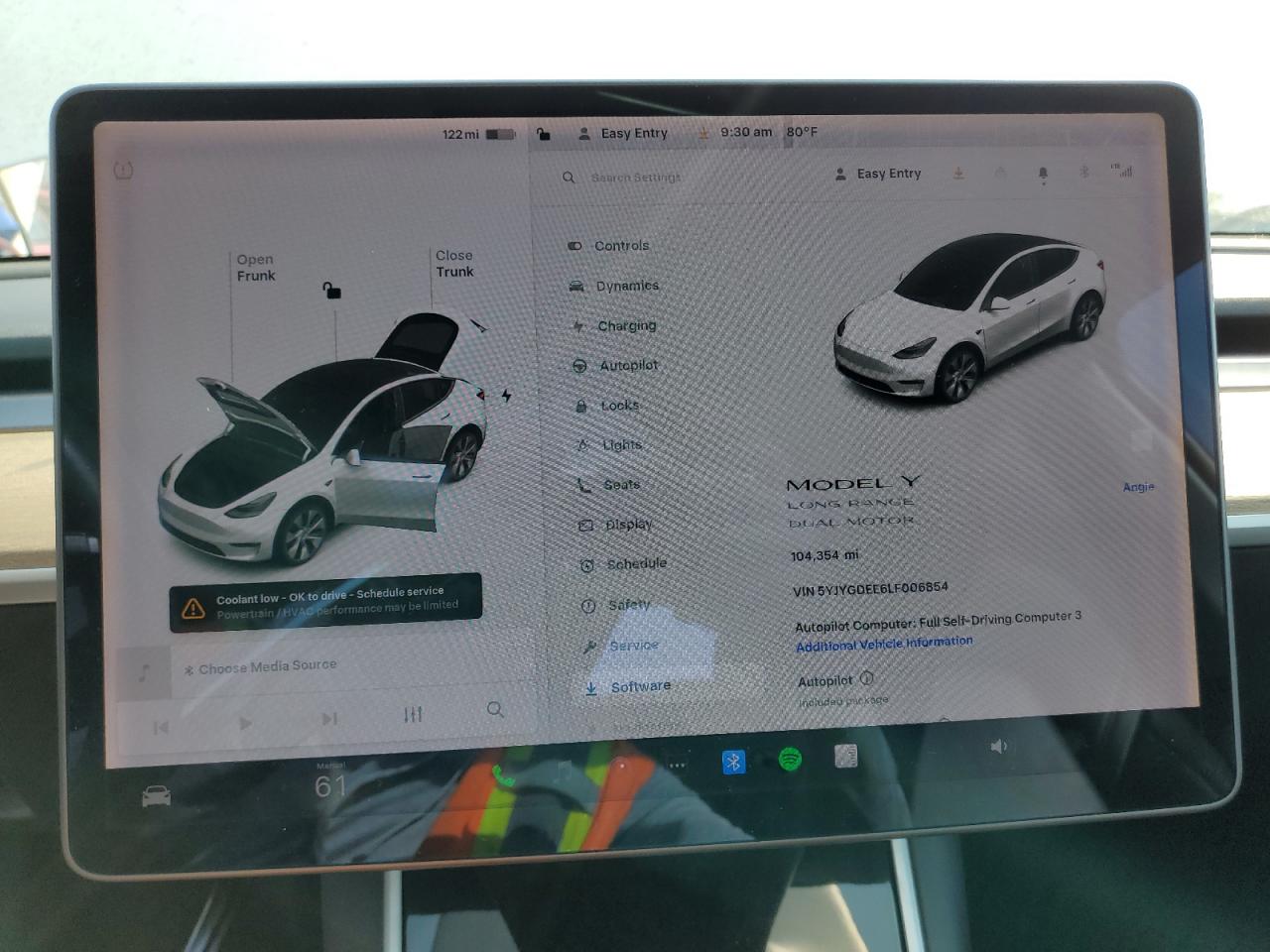2020 Tesla Model Y VIN: 5YJYGDEE6LF006854 Lot: 64373205