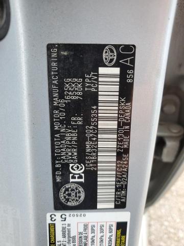 2007 TOYOTA COROLLA CE  