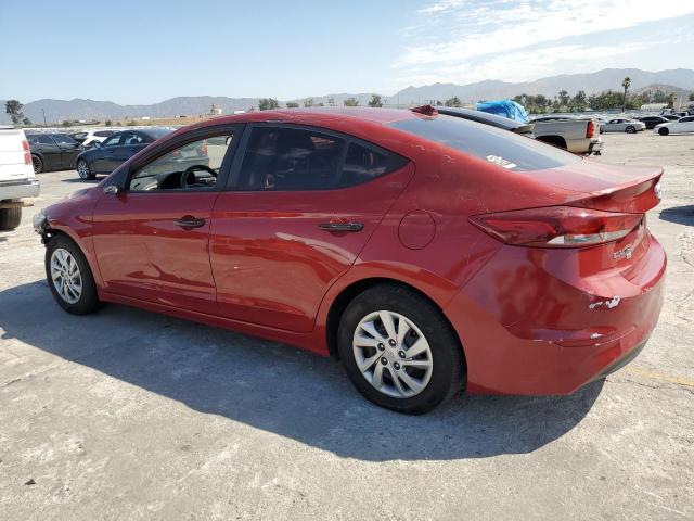 Sedans HYUNDAI ELANTRA 2017 Czerwony
