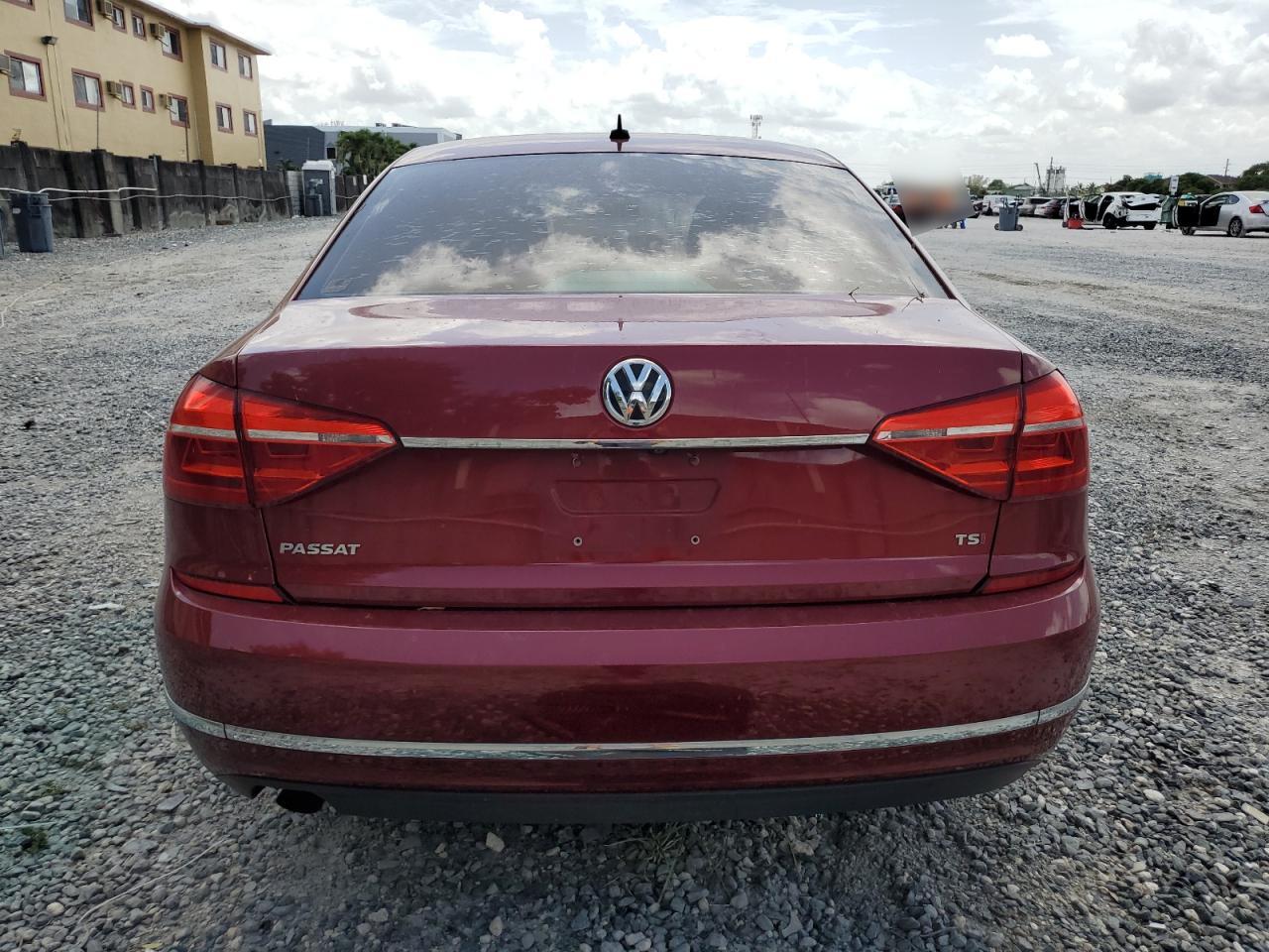 2016 Volkswagen Passat S VIN: 1VWAT7A31GC026206 Lot: 62956685