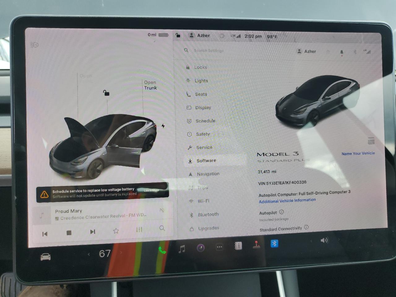 2019 Tesla Model 3 VIN: 5YJ3E1EA1KF400336 Lot: 65906055