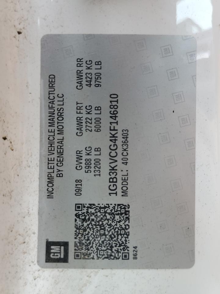 2019 Chevrolet Silverado K3500 VIN: 1GB3KVCG4KF146810 Lot: 64433675