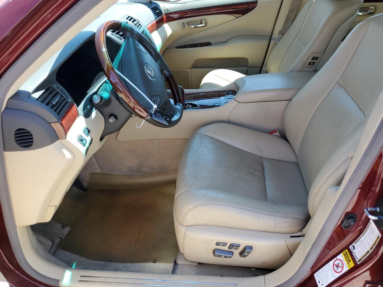 2007 Lexus Ls 460 VIN: JTHBL46F675050898 Lot: 66157035