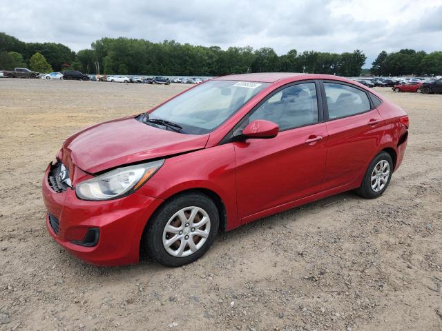  HYUNDAI ACCENT 2013 Красный