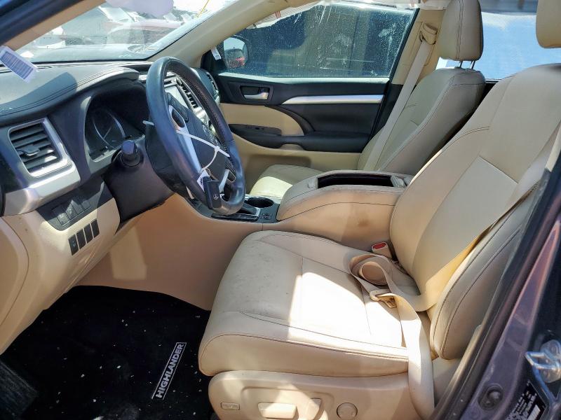  TOYOTA HIGHLANDER 2019 Blue