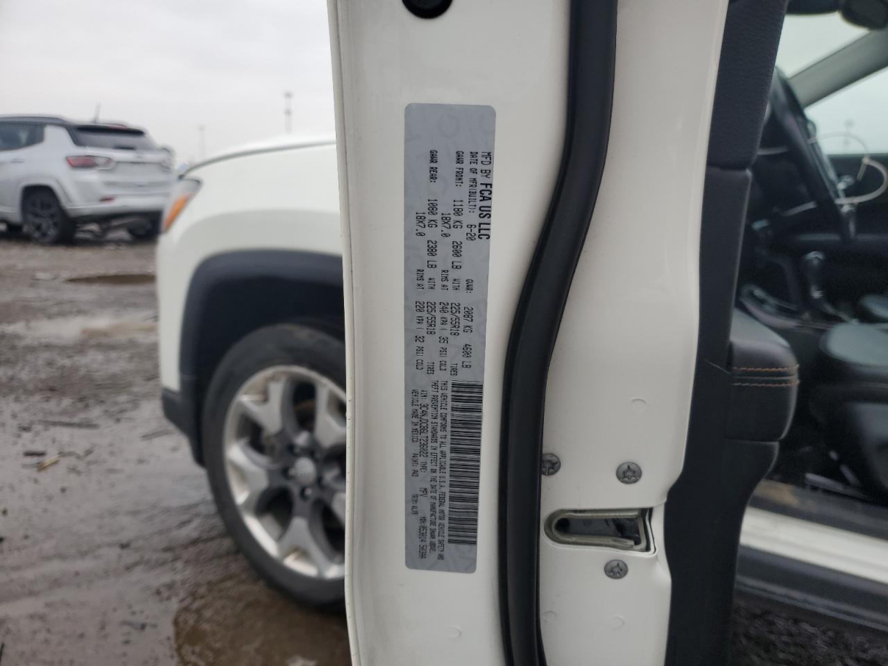 2020 Jeep Compass Limited VIN: 3C4NJDCB6LT236022 Lot: 67198165