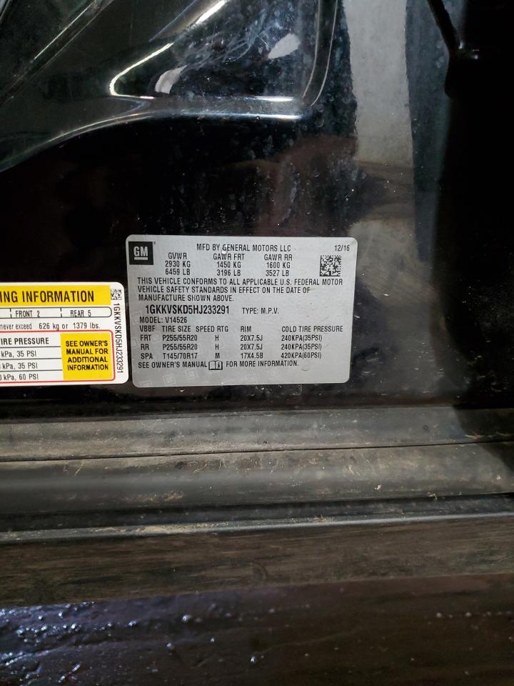 1gkkvskd5hj233291 1GKKVSKD5HJ233291 2017 GMC Acadia Limited Slt-2