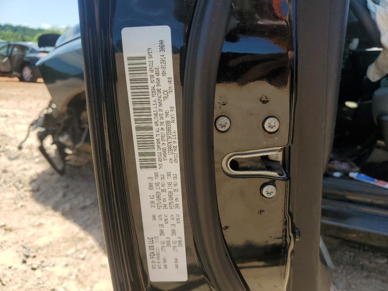 2015 Ram 1500 St VIN: 1C6RR7KT9FS588398 Lot: 63463885
