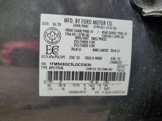 2020 FORD EXPLORER ST  