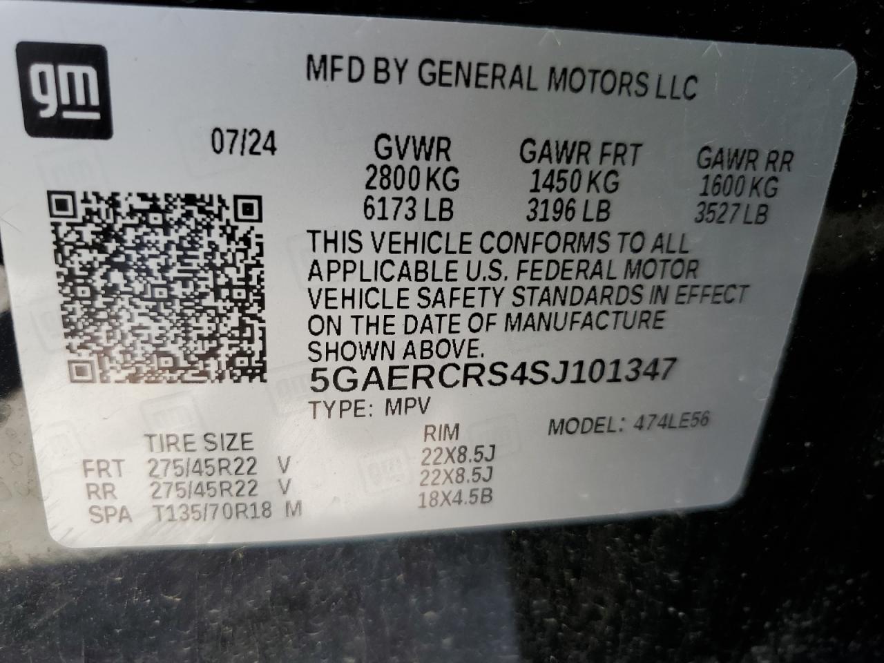 2025 Buick Enclave Avenir VIN: 5GAERCRS4SJ101347 Lot: 66473345