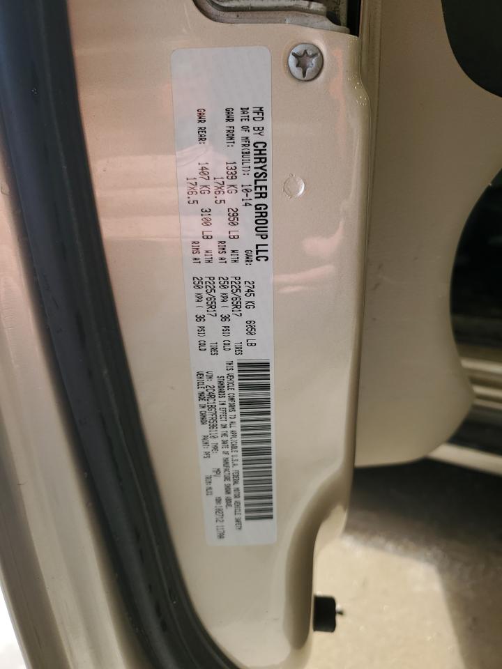 2015 Chrysler Town & Country Touring VIN: 2C4RC1BG7FR596110 Lot: 64843075