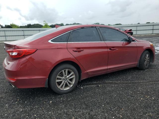  HYUNDAI SONATA 2015 Czerwony