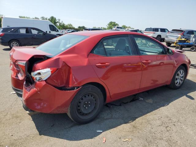 Sedans TOYOTA COROLLA 2016 Red