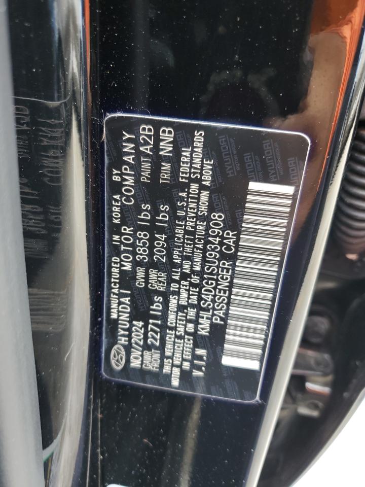 2025 Hyundai Elantra Sel VIN: KMHLS4DG1SU934908 Lot: 65032705