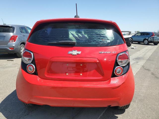 Hatchbacks CHEVROLET SONIC 2015 Red
